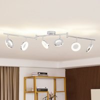 ELC - gebraucht] Tioklia Led Deckenlampe Deckenlampe Lampe Leuchte Chrom Sechsflammig 6x4 W18 B-Ware von ELC