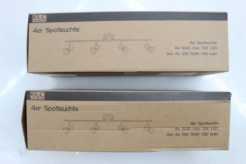 Elc LED Deckenstrahler Deckenleuchte Deckenlampe Leuchte Lampe Gu10 2 Stuck von ELC