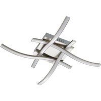 Gebraucht] ELC Agostina LED-Deckenlampe nickel Deckenlampe Lampe Leuchte Decke Metall 492 von ELC