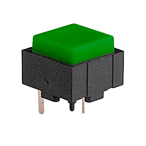 Mikrotaste 12,4 x 12,4 x 10 mm mit grüner Taste von ELCART