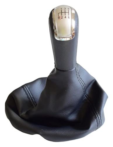 ELCEAMMDLW Schalthebel Auto Kompatibel mit Benz A Klasse W168 1997–2004 C-Klasse W202 W203 5 6 Gang Schaltknauf Komplettes Leder von ELCEAMMDLW