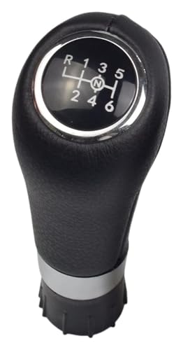 ELCEAMMDLW Schalthebel Auto Für Benz CE GLK W202 W203 W204 C63 W207 A207 W212 E260 6 Gang Schaltknauf Gamasche Hebel Schalthebel Griff Stick(Black-6-down-14.5) von ELCEAMMDLW