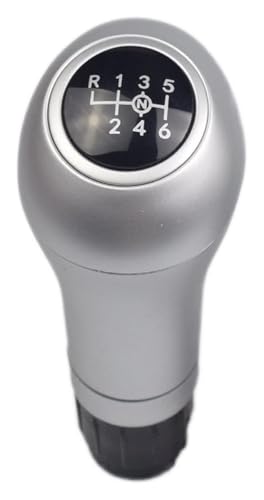 ELCEAMMDLW Schalthebel Auto Für Benz W204 W207 A207 W212 C204 C63 C300 C250 2008-2014 Auto Schaltknauf 6 Geschwindigkeit Manuelle Hebel Boot Stick(Silver-6-down-14.5) von ELCEAMMDLW