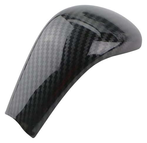 ELCEAMMDLW Schalthebel Auto Für N&issan Für X-Trail T32 Für Rogue Für Qashqai J11 Für Murano AT Auto Schaltknauf Kopfabdeckung Handball(Carbon Black) von ELCEAMMDLW