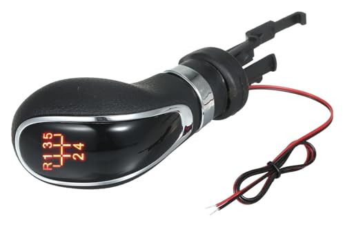 ELCEAMMDLW Schalthebel Auto Für Opel Für Vauxhall Für Astra H 2005-2009 5 6 Geschwindigkeit Hebel Stift Stick Gaitor Boot Abdeckung Manuelle(Red Light 5 Speed) von ELCEAMMDLW