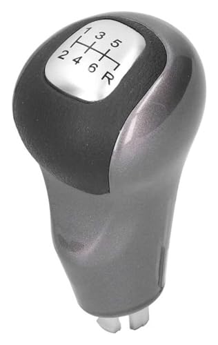 ELCEAMMDLW Schalthebel Auto Kompatibel mit Civic DX EX LX 2006-2011 Auto Schaltknauf Manuelle Styling 6 Geschwindigkeit MT Stick Kopf Ersatz(Silver) von ELCEAMMDLW