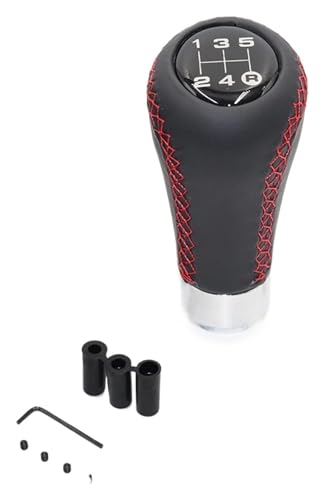 ELCEAMMDLW Schalthebel Auto Kompatibel mit Civic Kompatibel mit FIT Kompatibel mit CITY Kompatibel mit CRV Auto Schaltknauf Manuelle Shifter Hebel Stick(Red Line 5 Speed) von ELCEAMMDLW