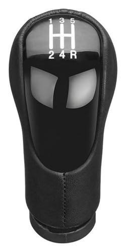 ELCEAMMDLW Schalthebel Auto Kompatibel mit Ford Kompatibel mit Fiesta Kompatibel mit Fusion Kompatibel mit Transit Connect 2002 5 6 Gang Schaltknauf Hebel Stick Pen Arm Ball Gearknob(5-speed Black) von ELCEAMMDLW