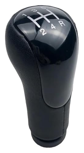 ELCEAMMDLW Schalthebel Auto Kompatibel mit Ford Kompatibel mit Fiesta MK6 2002-2008 Connect Fusion MT Schaltknauf Hebel Stick Gamasche Boot Abdeckung Fall(Black Pen) von ELCEAMMDLW