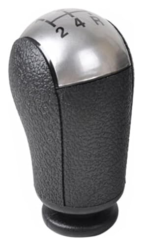 ELCEAMMDLW Schalthebel Auto Kompatibel mit Ford Kompatibel mit Focus 2 Kompatibel mit Mondeo MK2 2004-2011 Schaltknauf Hebel Gaitor Shifter Boot Abdeckung Fall(5 Speed Silver Knob) von ELCEAMMDLW