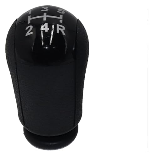 ELCEAMMDLW Schalthebel Auto Kompatibel mit Ford Kompatibel mit Transit Van MK7 2006-2013 Auto 5 6 Gang Schaltknauf Hebel Stick Kopf Griff Gaitor Boot Cover(Black 5 Speed) von ELCEAMMDLW