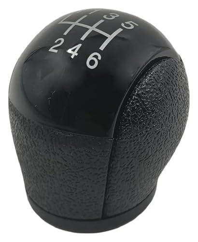 ELCEAMMDLW Schalthebel Auto Kompatibel mit Ford Kompatibel mit Transit Van MK7 2006-2013 Schaltknauf Hebel Stick Shifter Manuelle Selector Griff Ball 6 Geschwindigkeit(Black) von ELCEAMMDLW