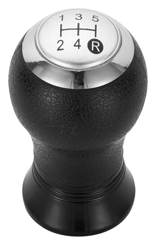 ELCEAMMDLW Schalthebel Auto Kompatibel mit TOYOTA Kompatibel mit AURIS 2005-2011 Auto 5 Geschwindigkeit Manuelle Übertragung Shift Schaltknauf Hebel Stick Kopf Grip Gaitorr(Sliver 5 Speed) von ELCEAMMDLW