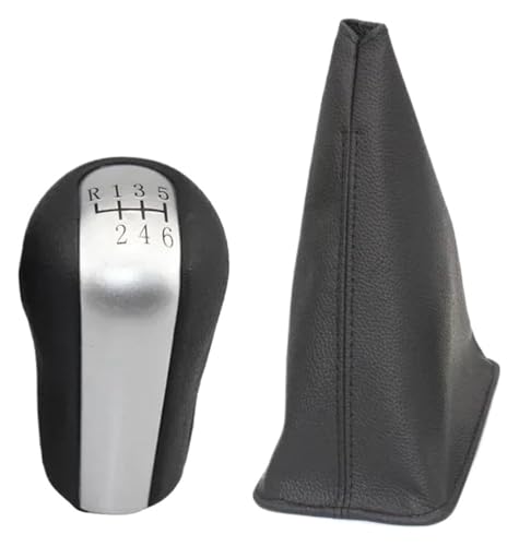 ELCEAMMDLW Schalthebel Auto Kompatibel mit Toyota Kompatibel mit Avensis III T27 2008-2015 5 6 Geschwindigkeit Auto Shift Schaltknauf Hebel Gaitor Boot Abdeckung(6) von ELCEAMMDLW