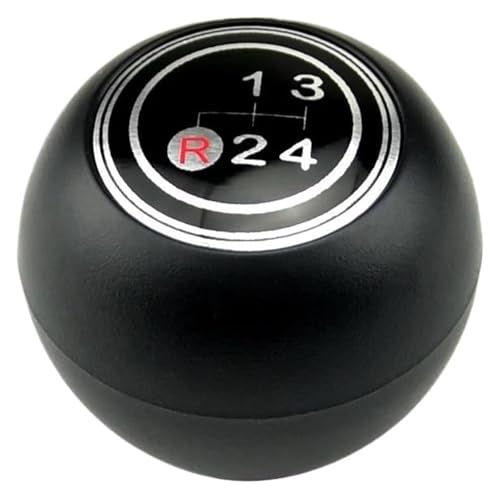 ELCEAMMDLW Schalthebel Auto Kompatibel mit Toyota Kompatibel mit Land Cruiser 40 FJ40 FJ43 FJ45 BJ40 BJ45 HJ47 1969-1984 4 5 Hand Speed ​​Ball Schaltknauf(Red 4 Speed) von ELCEAMMDLW
