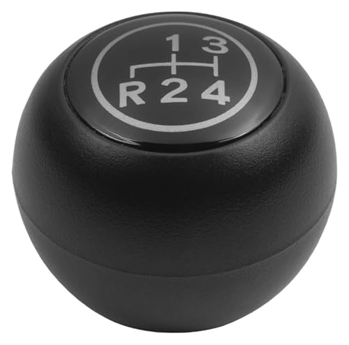 ELCEAMMDLW Schalthebel Auto Kompatibel mit Toyota Kompatibel mit Land Cruiser 40 Serie FJ40 FJ43 FJ45 BJ40 BJ45 HJ47 Auto Styling ABS Schaltknauf(Black 4 Speed) von ELCEAMMDLW