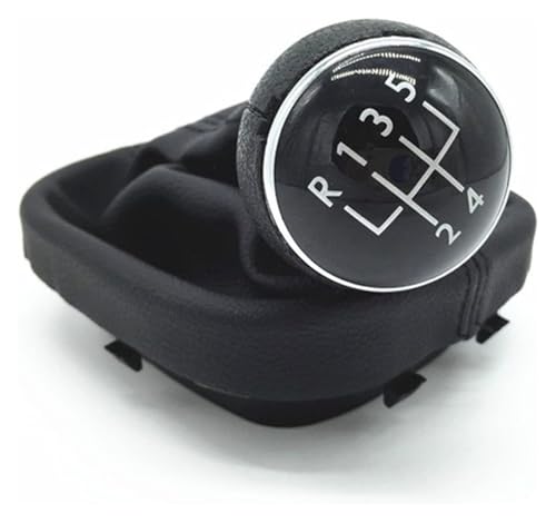 ELCEAMMDLW Schalthebel Auto Kompatibel mit VW Kompatibel mit Caddy 2 II MK2 Kompatibel mit Touran 2004-2015 5 6 Geschwindigkeit Auto Getriebe Stick Schaltknauf(5 Speed) von ELCEAMMDLW