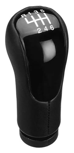 Schalthebel Auto Kompatibel mit Ford Kompatibel mit Fiesta Kompatibel mit Fusion Kompatibel mit Transit Connect 2002 5 6 Gang Schaltknauf Kugelhebel Stick Pen Arm Gearshifter(6-speed Black) von ELCEAMMDLW