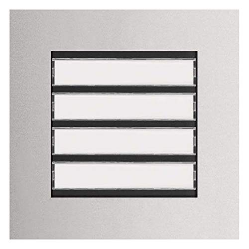 Elcom Ruftaster-Modul REN104Y 4/1 LED-Schild 2DMOD Funktionsmodul für Türkommunikation 3599430013447 von ELCOM