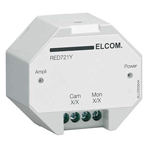 Elcom Video-Verstärker RED721Y 2Draht BusSystem UP Zusatzgerät für Türkommunikation 3599430021220 von ELCOM