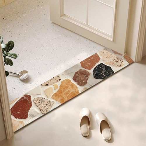 Anti-Rutschen kann schmale Türkissen waschen, Badematte aus Kieselgur, Mehrfarbig, mehrere Größen(A,50x80cm) von ELDFLRURB