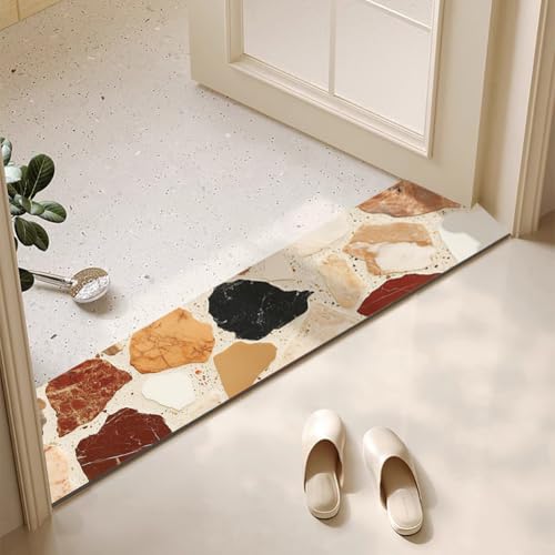 Anti-Rutschen kann schmale Türkissen waschen, Badematte aus Kieselgur, Mehrfarbig, mehrere Größen(B,20x60cm) von ELDFLRURB