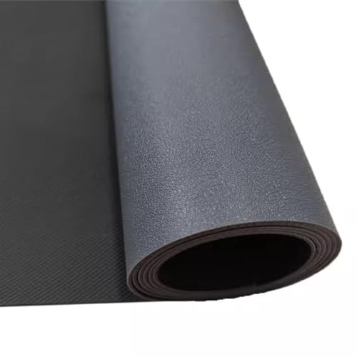 Rutschfeste industrielle Linoleum-Fußmatten, PVC-Garagen-Gummi-Fußmatten, Rolle, wasserdicht, mehrfarbig, mehrere Größen (Grau, 2 x 1 m) von ELDFLRURB