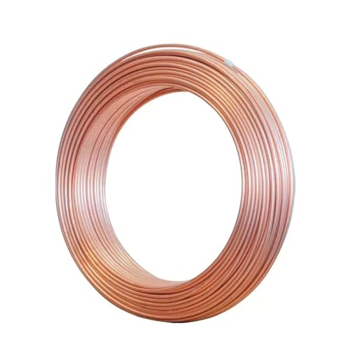 Weiche Spule Kupferrohr Rohr, T2 Red Copper Tubing Kapillardrahtrohre for Klimaanlagen-Kälteanlagen in mehreren Größen(2 meters 4x0.5mm) von ELDFLRURB