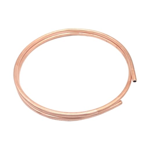 Weiche Spule Kupferrohr Rohr, T2 Rotkupfer 99,9% Spulenschlauch 2 Meter Mehrere Größen for Klimaanlagen Kältetechnik Kapillargebäude(12.7 x 11.1mm) von ELDFLRURB