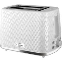 Toaster, 7 Bräunungsstufen Eldom bis265b, 900w, weiß, Toastbrot, knusprige Brötchen zum Frühstück, von ELDOM