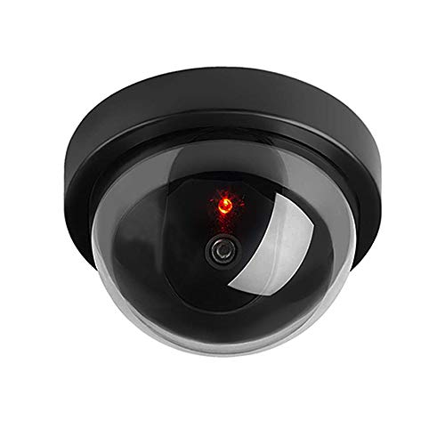 ELEAR™ schwarz Kuppel Outdoor Dummy Fake LED blinkt Überwachungskamera CCTV Überwachung Nachahmung Security Camera von ELEAR