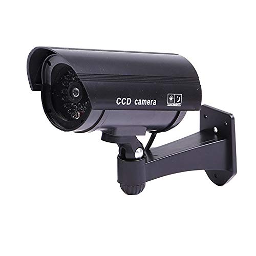 ELEAR™ schwarz Outdoor Dummy Fake LED blinkt Überwachungskamera CCTV Überwachung Nachahmung Security Camera von ELEAR