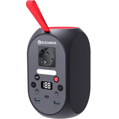 ELECAENTA Tragbare Powerstation 99Wh LiFePO4-Akku 120W Solar Generatoren mit PD 30W/AC/DC Ausgabe Back-up-Akku für Reise Outdoor Camping und Notfälle ELECAENTA Tragbare Powerstation 99Wh LiFePO4-Akku 120W Solar Generatoren mit PD 30W/AC/DC Ausgabe Back-up-Akku für Reise Outdoor Camping und Notfälle von ELECAENTA