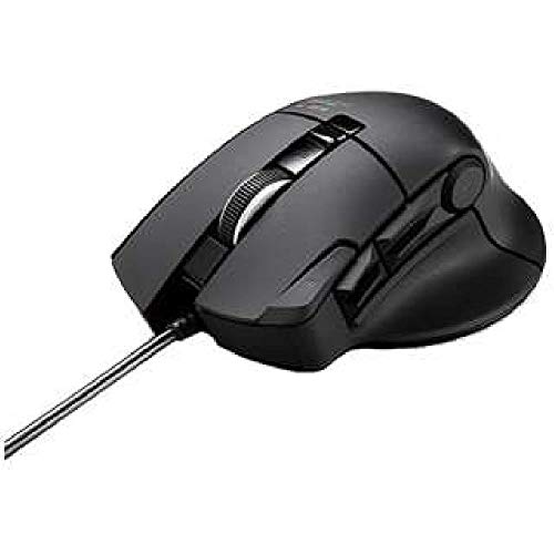 ELECOM M-DUX30BK Optische USB-Maus, 2400 DPI, Rechtshänder, Schwarz – Maus (rechts, optisch, USB, 2400 DPI, 113 g, schwarz) von ELECOM