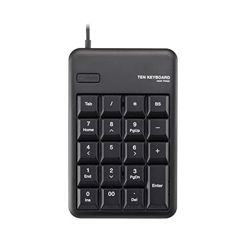 ELECOM Schwarz Ziffernblock verdrahtet 10 Millionen Mal und hohe Lebensdauer M USB-Anschluss TK-TCM012BK von Elecom