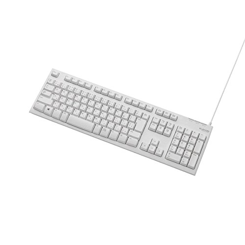 Elecom TK-FCM062WH Tastatur (USB) Weiß von ELECOM