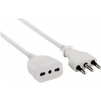 Verlängerung Lin.Ml.3 Sez.3X1 16A Bip.Weiß von ELECTRALINE