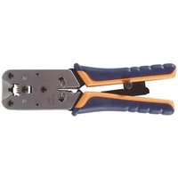 Toolland - Professionelle Crimpzange, für RJ45, schneiden, abisolieren und crimpen mit Leichtigkeit von TOOLLAND