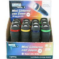 Electro Dh - 1W Mini-LED-Taschenlampe mit Zoom Hohe Helligkeit. 60.369 8430552141432 von ELECTRO DH