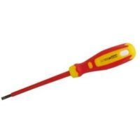 Isolierter Schraubendreher VDE Flachklinge 3mm Bitlänge 174mm Isolierter Schraubendreher VDE Flachklinge 3mm Bitlänge 174mm von ELECTRO DH