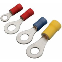 Electro Dh - Packung mit 100 Stück Fastom-Rundkabelschuhen 4,3 mm für Kabel 4 bis 6 mm² Farbe Hülse Gelb 10.920/4.3/A 8430552143566 von ELECTRO DH