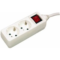 Sockel 2 Steckdosen 16A/250V mit Schalter und Kabel 3 m. Electro DH 36.192/3 8430552121946 von ELECTRO DH