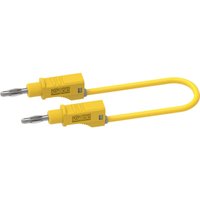 Electro Pjp - 2112-CD1-100J Messleitung Bananenstecker 4 mm 100 cm Gelb 1 St. von ELECTRO PJP