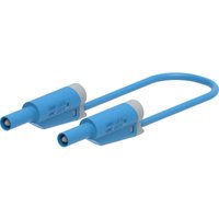 Electro Pjp - 2714-IEC-CD1-50BL Messleitung Steckanschluss 4 mm, Bananenstecker 50 cm Blau 1 St. von ELECTRO PJP