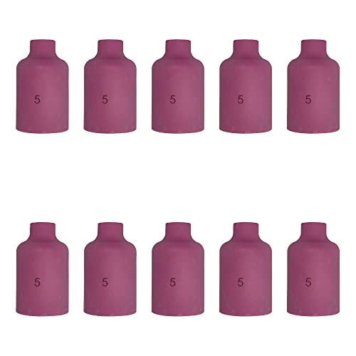 ELCAN 10 GAS LENS GR5 Keramikdüsen zum Schweißen mit einem Innendurchmesser von 8,0 mm für WIG-Brenner der Serie WP 17 18 26. Verbrauchsmaterialien und Zubehör zum Schweißen mit WIG-Brenner ELCAN 10 GAS LENS GR5 Keramikdüsen zum Schweißen mit einem Innendurchmesser von 8,0 mm für WIG-Brenner der Serie WP 17 18 26. Verbrauchsmaterialien und Zubehör zum Schweißen mit WIG-Brenner von ELECTROMECANICA CANTABRIA ELCAN