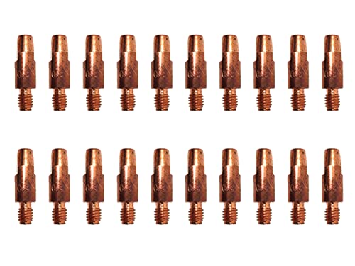 ELCAN 20 M6x28x8mm Kupfer-Kontaktspitzen für 0.8/1.0/1.2 25ak Brenner. Verbrauchsmaterialien und Zubehör Schweißpistole. 0,8 mm MIG Magnetdraht-Schweißbrennerdüsen von ELECTROMECANICA CANTABRIA ELCAN