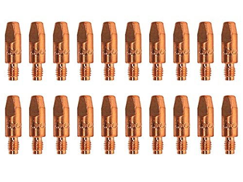 ELCAN 20 M6x28x8mm Kupfer-Kontaktspitzen für 0.8/1.0/1.2 25ak Brenner. Verbrauchsmaterialien und Zubehör Schweißpistole. 1,2 mm MIG-Magnetdraht-Schweißbrennerdüsen von ELECTROMECANICA CANTABRIA ELCAN
