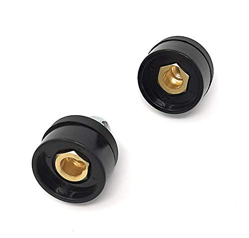 ELCAN Schnellverbinder mit weiblicher Basis 10-25 mm DKZ10-25 oder DKJ10-25 Euro-Stecker 200A, der in Schweiß- und Schneidemaschinen als Stromanschlüsse für Schweißkabel verwendet wird (2 Stück ELCAN Schnellverbinder mit weiblicher Basis 10-25 mm DKZ10-25 oder DKJ10-25 Euro-Stecker 200A, der in Schweiß- und Schneidemaschinen als Stromanschlüsse für Schweißkabel verwendet wird (2 Stück von ELECTROMECANICA CANTABRIA ELCAN