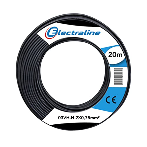 Kabel 03VH-H, 2x0.75 mm, 20 mt von Electraline