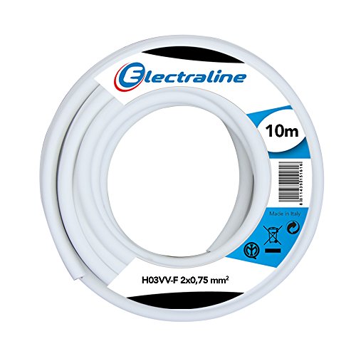 Kabel H03VV-F, 2x0.75 mm, 10 mt von Electraline